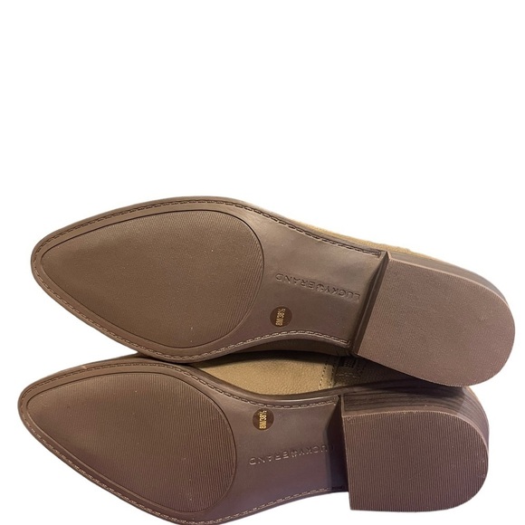 Lucky Brand Hikalli Leather Ankle Western Boot Bootie sz 8 NIB - Picture 8 of 9